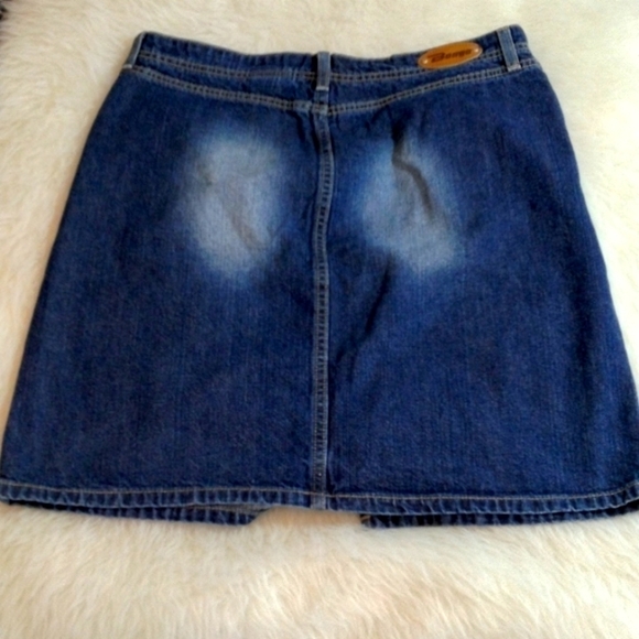Vintage 90's Bongo Denim Blue Jean Skirt - Picture 2 of 5